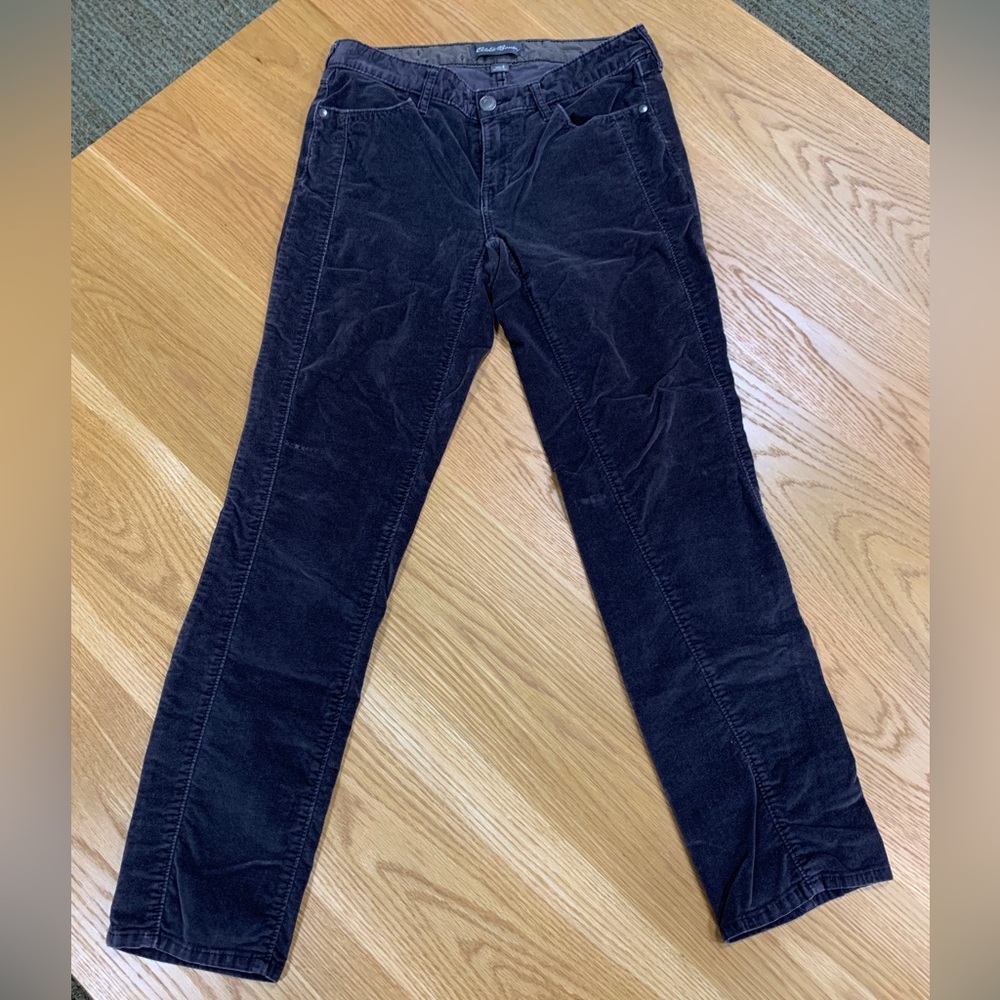 Eddie Bauer black velvet pants